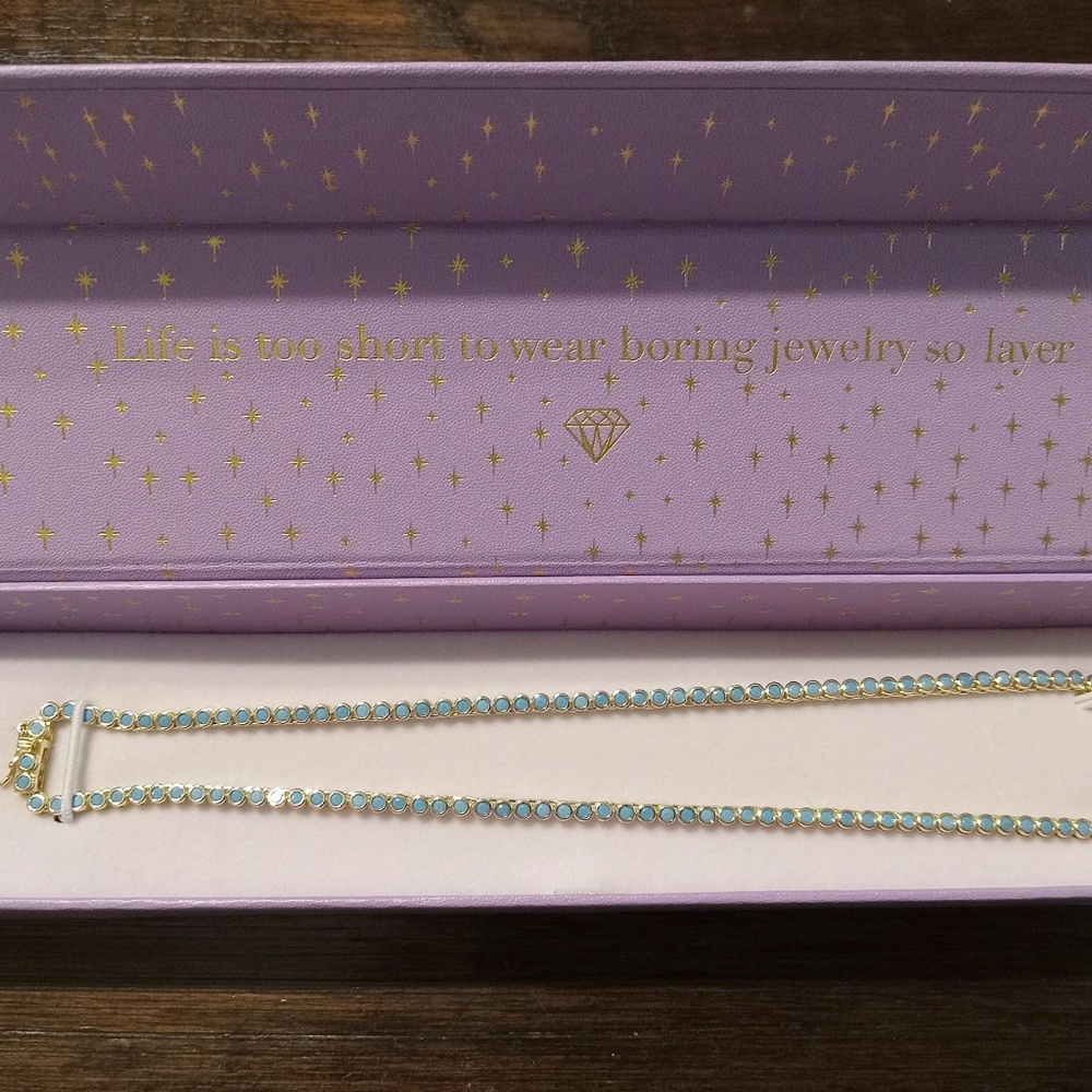 Melinda Maria enamel necklace
